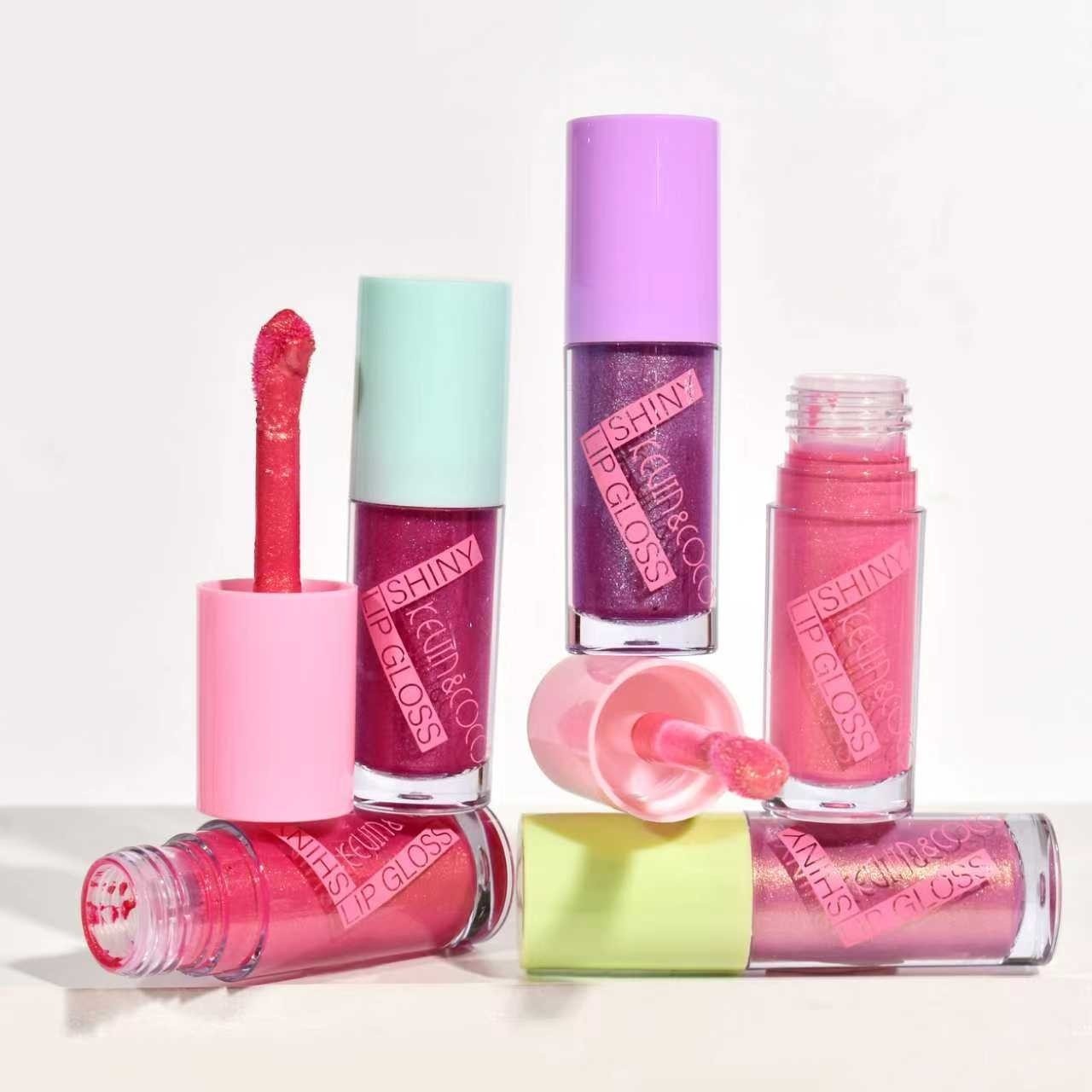 Set 5 Rujuri, Kevin Coco, Dreamy Pink, Lip-Gloss, Sidefate, Multicolor