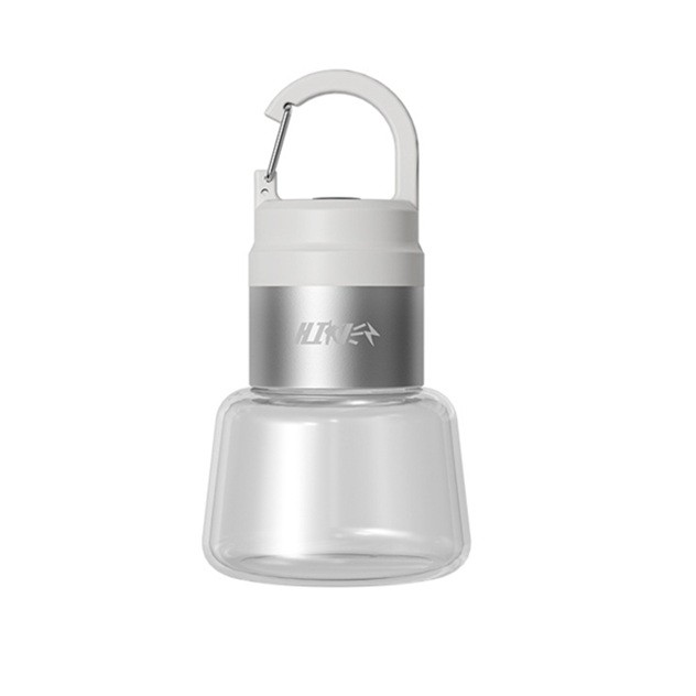 Lampa Portabila, Flippy, de Voiaj/Camping, Incarcare USB, IPX5, LED RGB, din ABS, 300 mAh, 10 x 5.5 x 5.5 cm, Alb