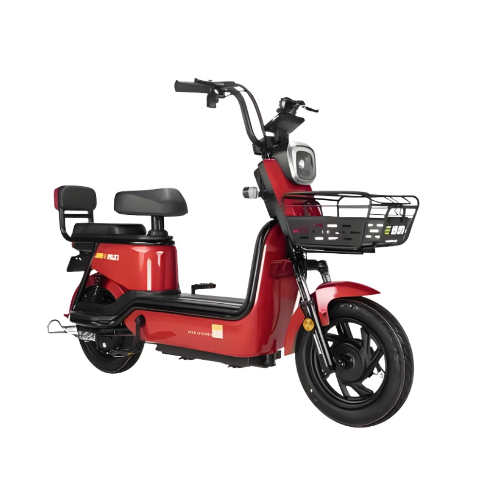 Scuter Electric KUGE, Saige, Fara Permis, Motor 500W, Baterie 48V20Ah, Autonomie 60km, 153x40x85 cm, Viteza Maxima 25km/h, Rosu