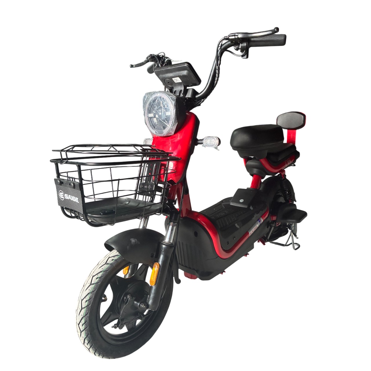 Scuter Electric KUGE, Saige, Fara Permis, Motor 500W, Baterie 48V20Ah, Autonomie 60km, 153x40x85 cm, Viteza Maxima 25km/h, Rosu