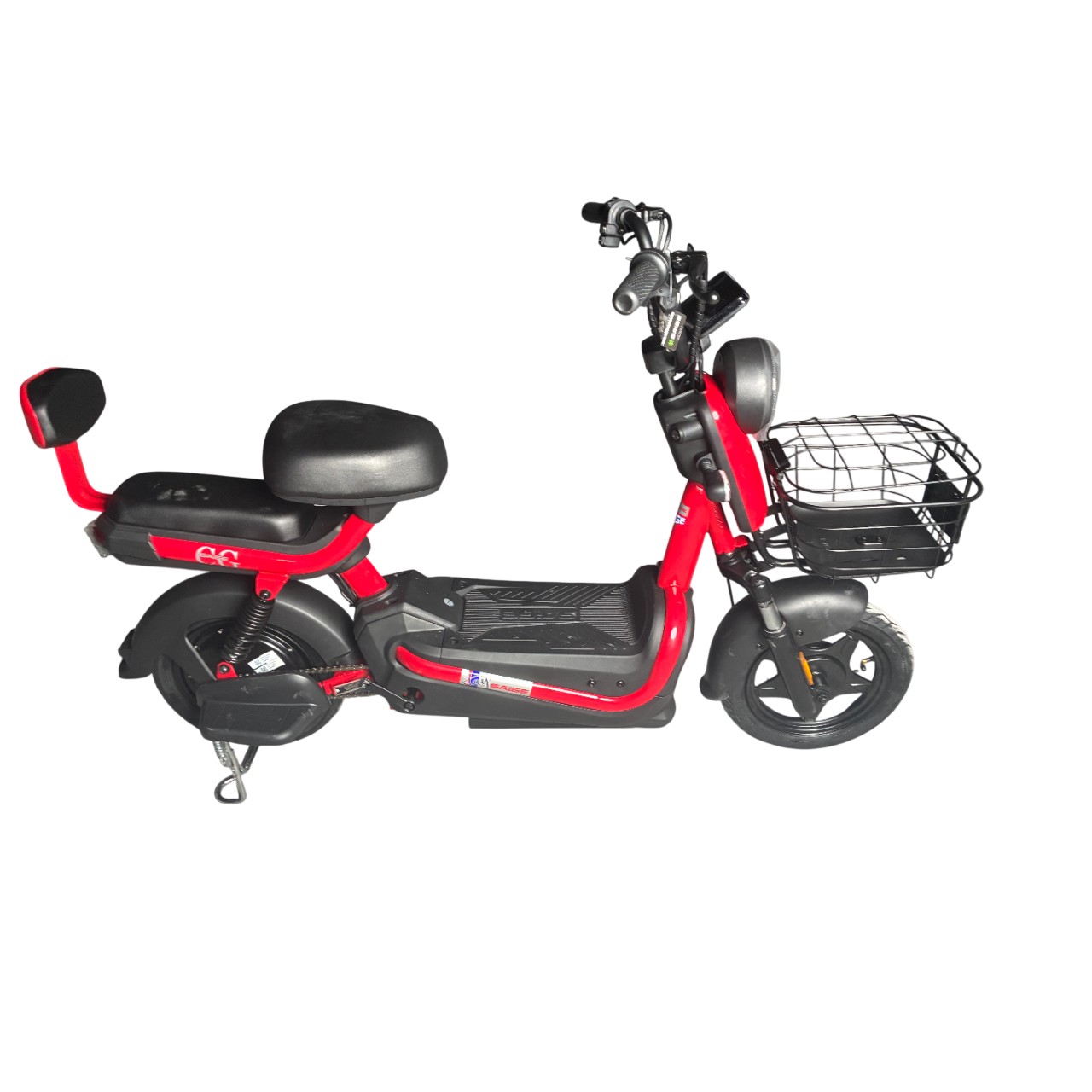 Scuter Electric KUGE, Saige, Fara Permis, Motor 500W, Baterie 48V20Ah, Autonomie 60km, 153x40x85 cm, Viteza Maxima 25km/h, Rosu
