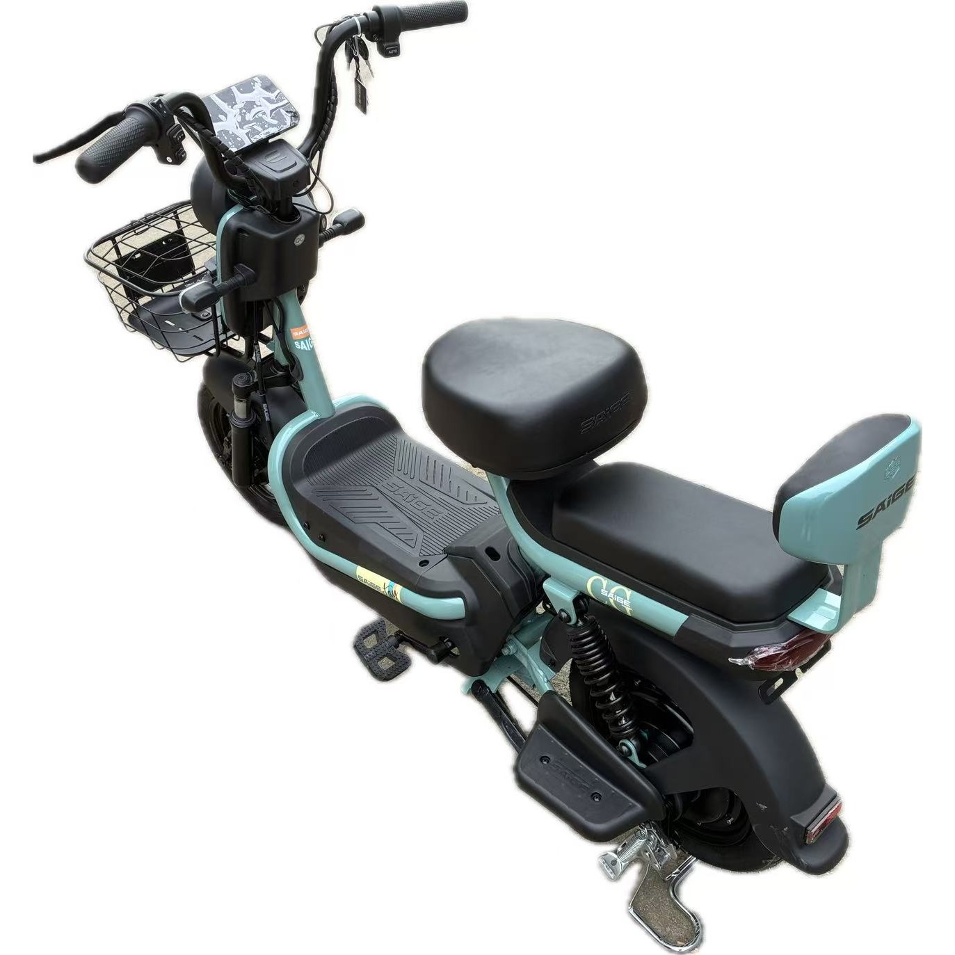 Scuter Electric KG, Saige, Fara Permis, Motor 500W, Baterie 48V20Ah, Autonomie 60km, 153x40x85 cm, Viteza Maxima 25km/h, Verde