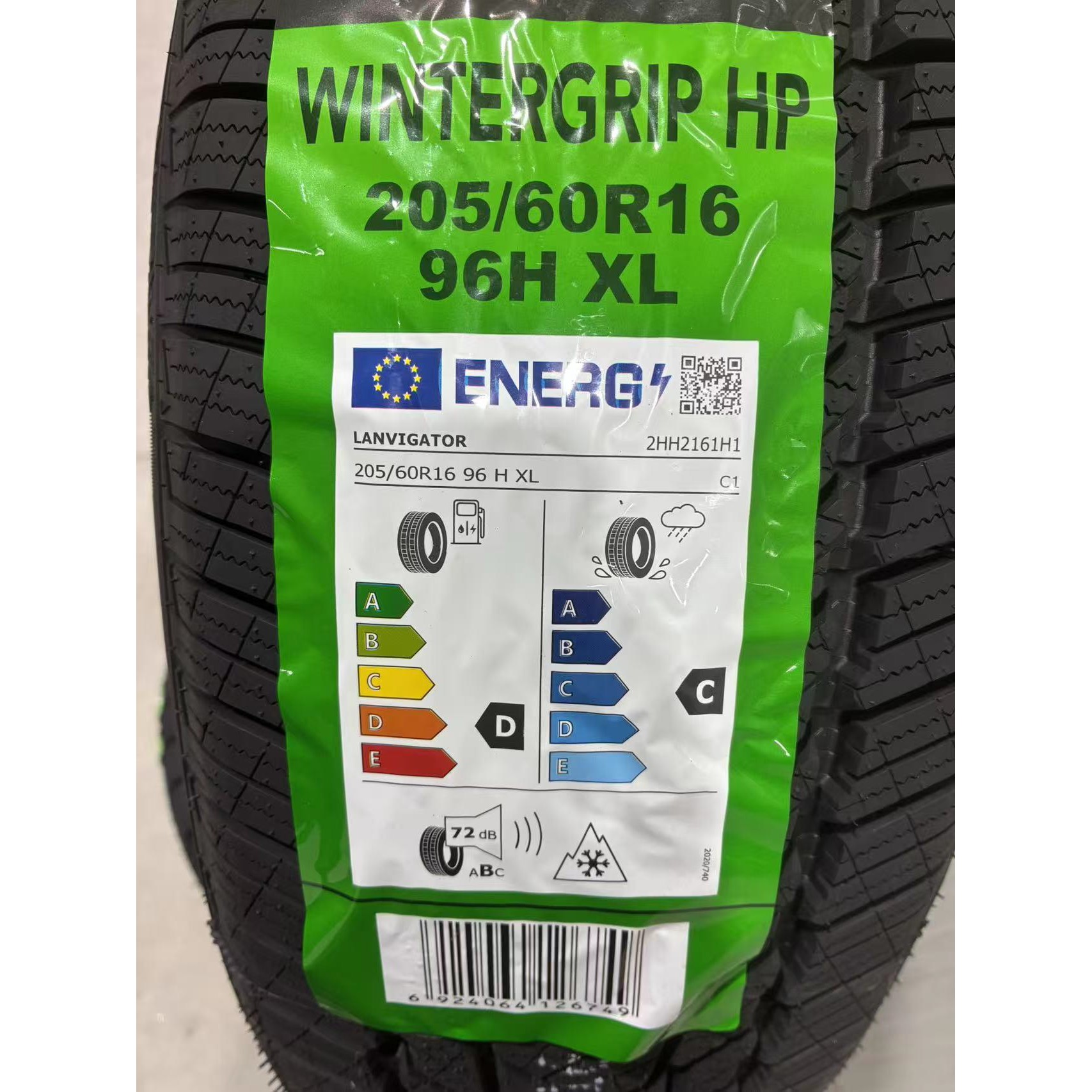 Anvelopa Iarna LANVIGATOR WINTERGRIP HP 205/60R16 96H XL, Aderenta Sporita pe Zapada si Umed, Confort si Durabilitate