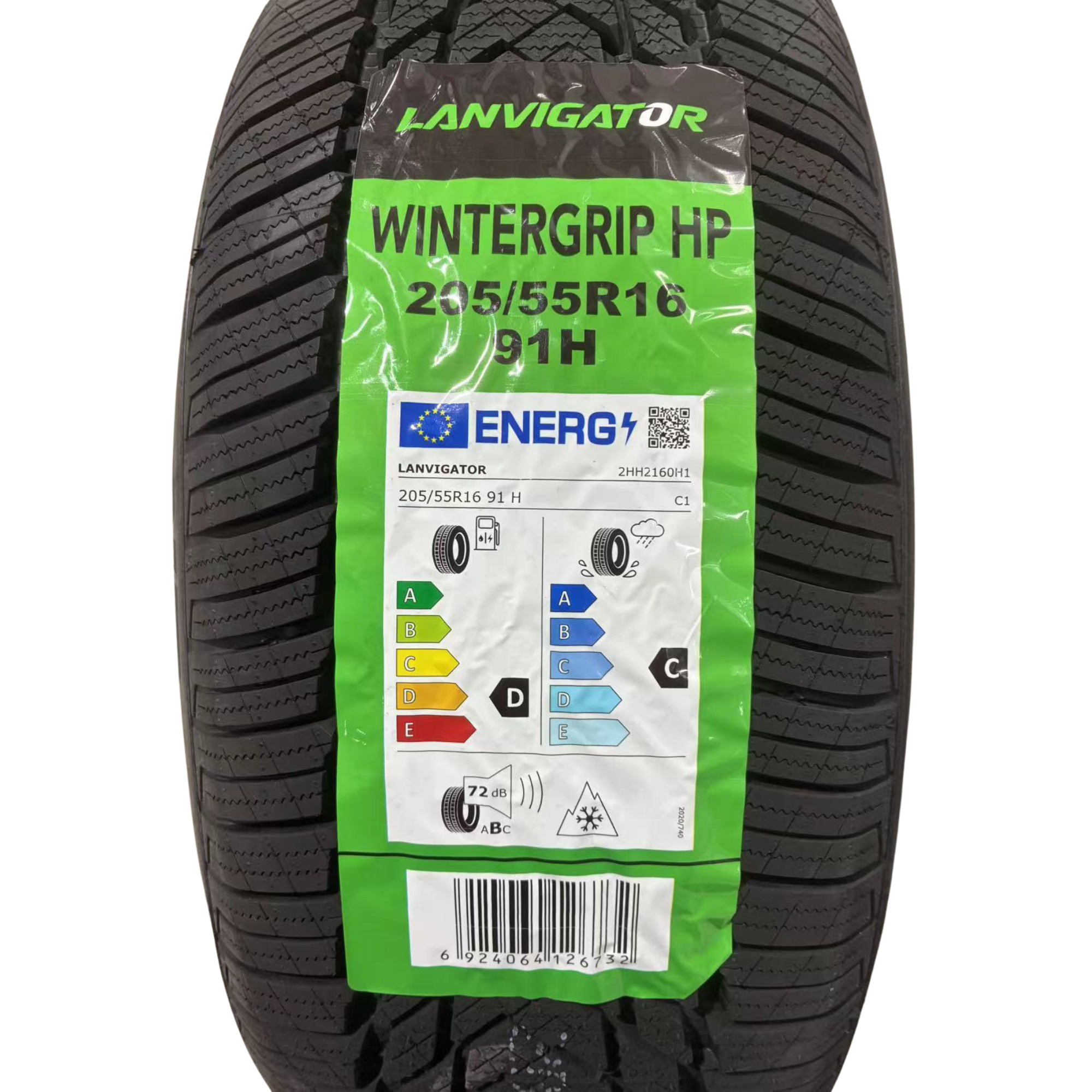 Anvelopa Iarna LANVIGATOR WINTERGRIP HP 205/55R16 91H, Aderenta Sporita pe Zapada si Umed, Confort si Durabilitate