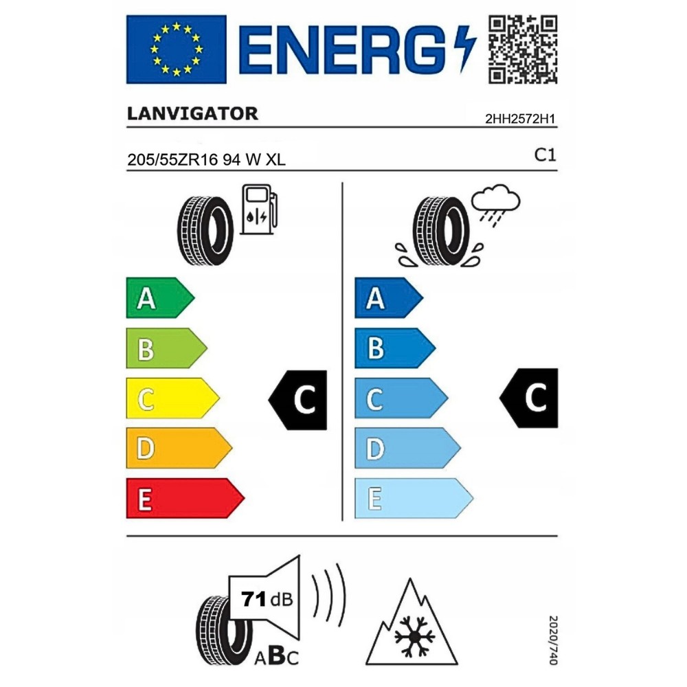 Anvelopa All Season LANVIGATOR CATCHFORS A/S II 205/55 R16 94W XL, Aderenta Sporita pe Zapada si Umed, Confort si Durabilitate