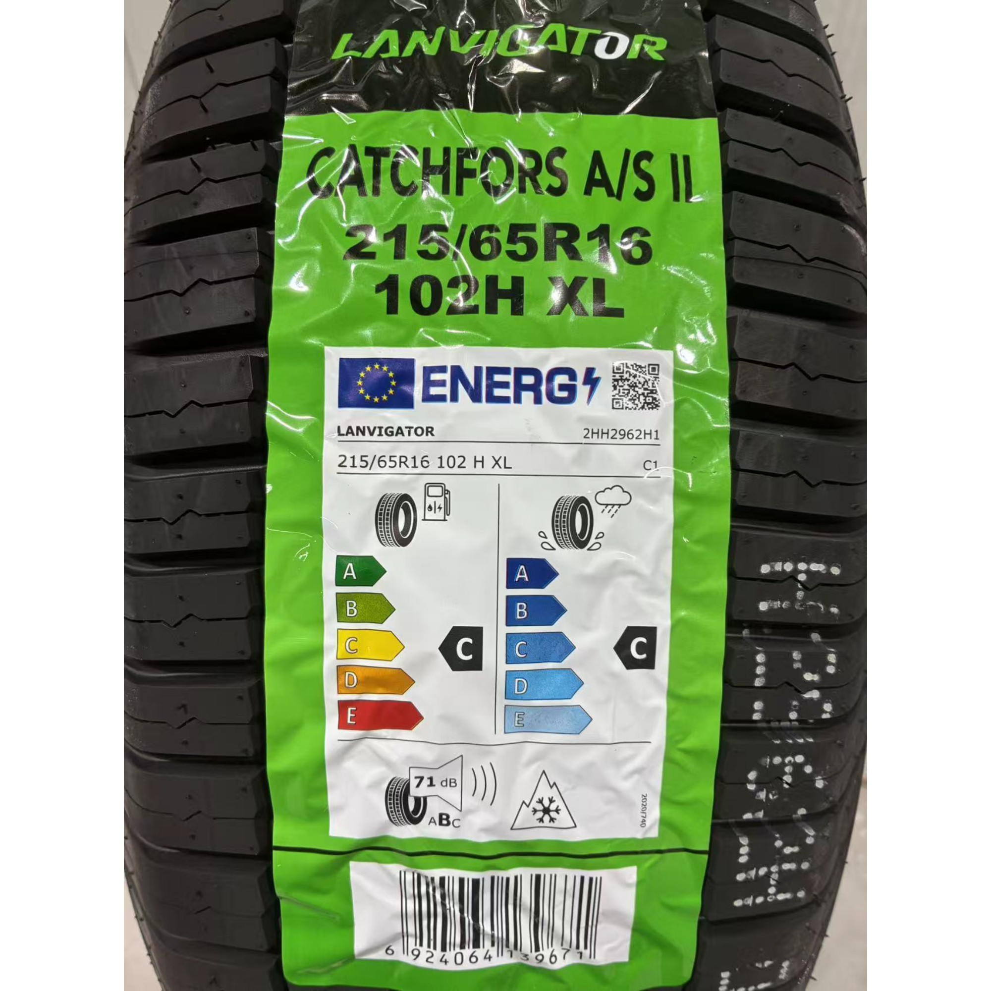 Anvelopa All Season LANVIGATOR CATCHFORS A/S II 215/65/R16 102 H XL, Aderenta Sporita pe Zapada si Umed, Confort si Durabilitate