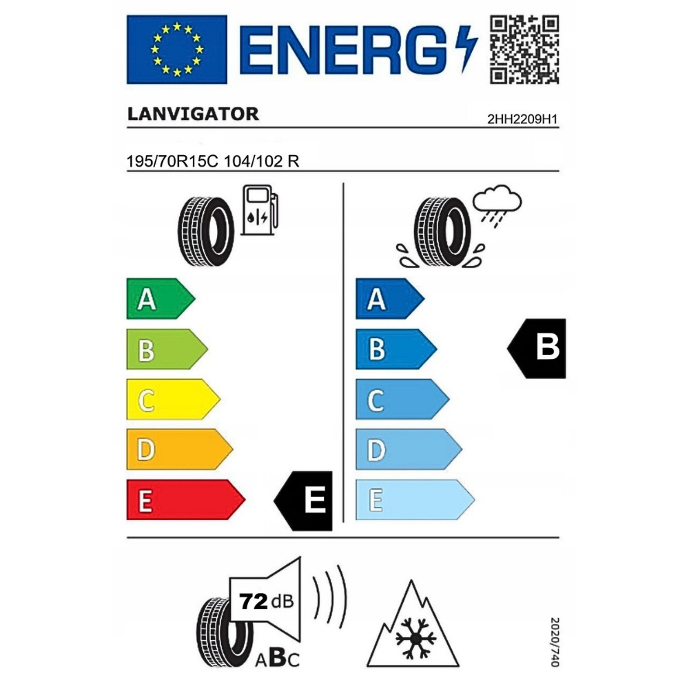 Anvelopa All Season LANVIGATOR WINTERGRIP VAN 195/70/R15 104/102 R, Aderenta Sporita pe Zapada si Umed, Confort si Durabilitate