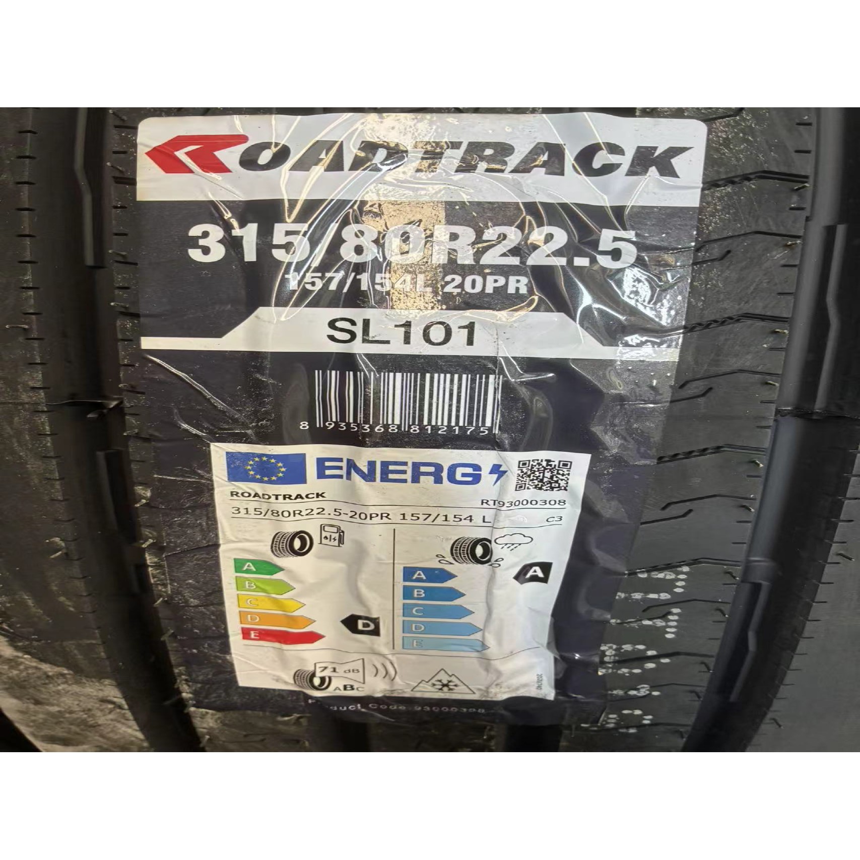 Anvelopa Camion Roadtrack 315/80/R22.5 157/154L 20PR SL101, Axa Directie, All Season, Profil Lung Drum, Rezistenta Sporita la Uzura