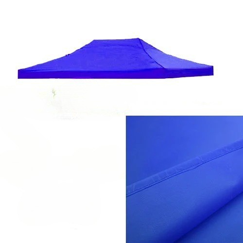 Prelata Copertina pentru Cort tip Pavilion, Flippy, Invelis Impermiabil din Material Textil Oxford 700D, Varf Plat Cauciucat, 4.3 x 2.9 m Albastru