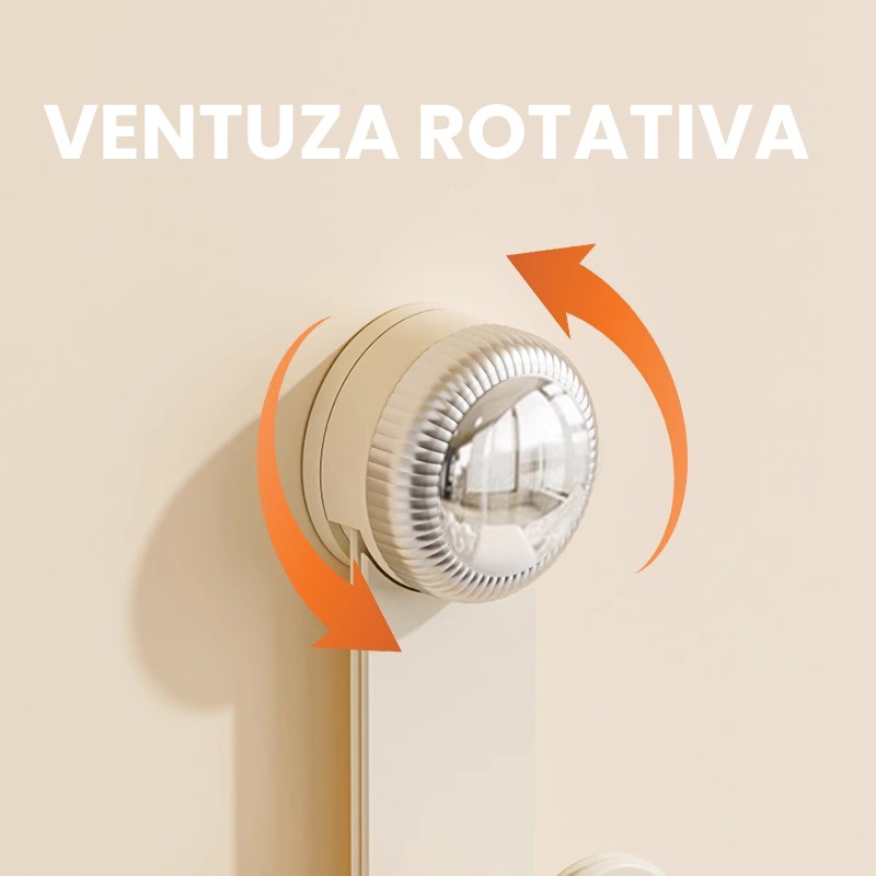 Suport pentru Capace Vase, Flippy, Suport de Depozitare pentru Capacul Oalei in Bucatarie, cu Ventuza, Usor de Montat pe Perete, 19 x 6 x 5 cm, Alb Crem