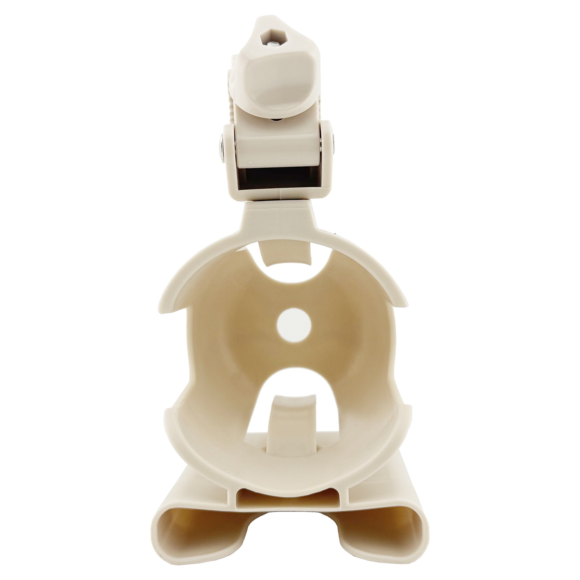 Suport pentru Pahar si Telefon, Flippy, Suport Universal pentru Sticle cu Fixare de bara, Compatibil cu Bicicleta, Carucior pentru Bebelusi, 20 x 10 x 9.5 cm, Alb