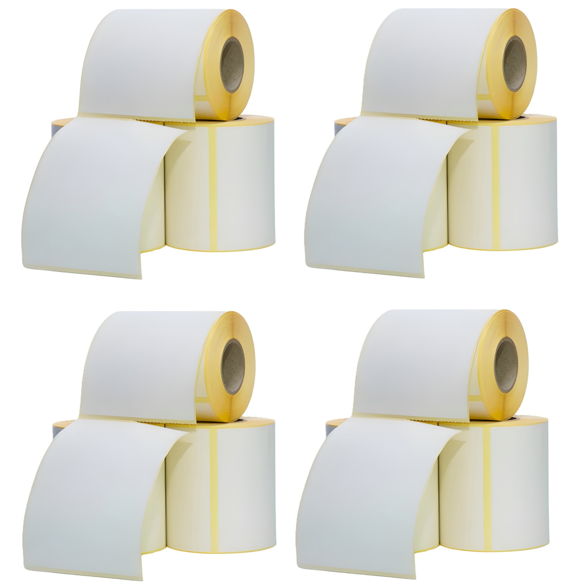 Set 12 Role Etichete Autoadezive Termice 105x148mm, 400 Etichete/Rola, pentru AWB