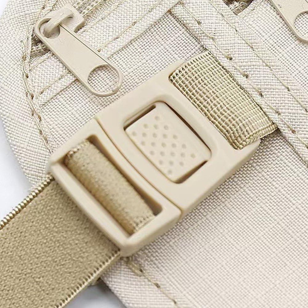 Borseta Anti-Furt, Flippy, 2 Compartimente, Reglabila, Unisex, pentru Documente, Carduri, Telefon, Bej