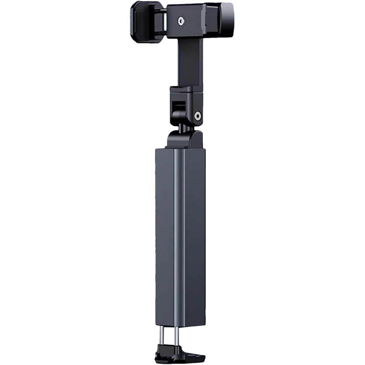 Suport pentru Telefon Mobil, Flippy, Portabil, Pliabil, Telescopic, Rotativ, din Plastic, Negru