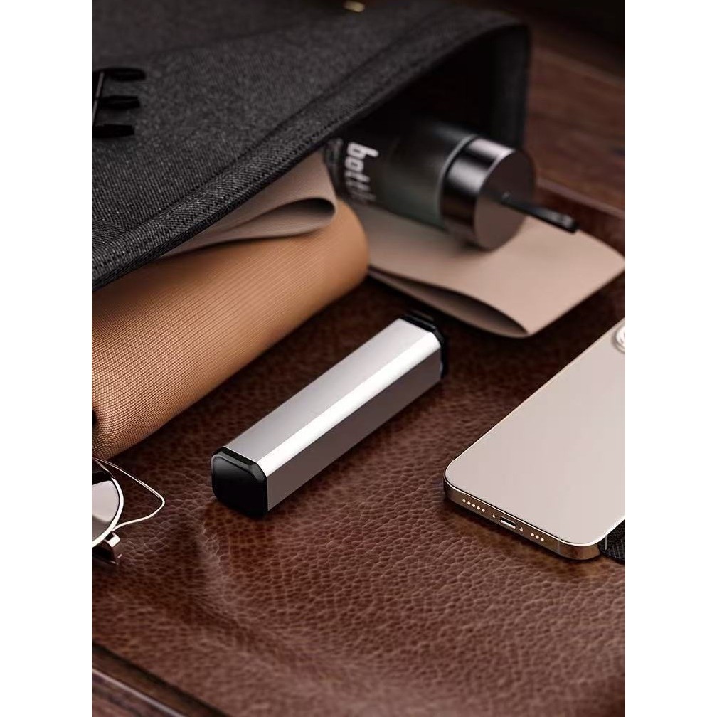 Suport pentru Telefon Mobil, Flippy, Portabil, Pliabil, Telescopic, Rotativ, din Plastic, Gri