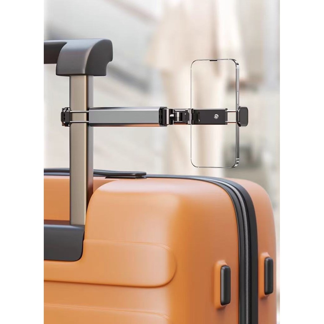 Suport pentru Telefon Mobil, Flippy, Portabil, Pliabil, Telescopic, Rotativ, din Plastic, Gri