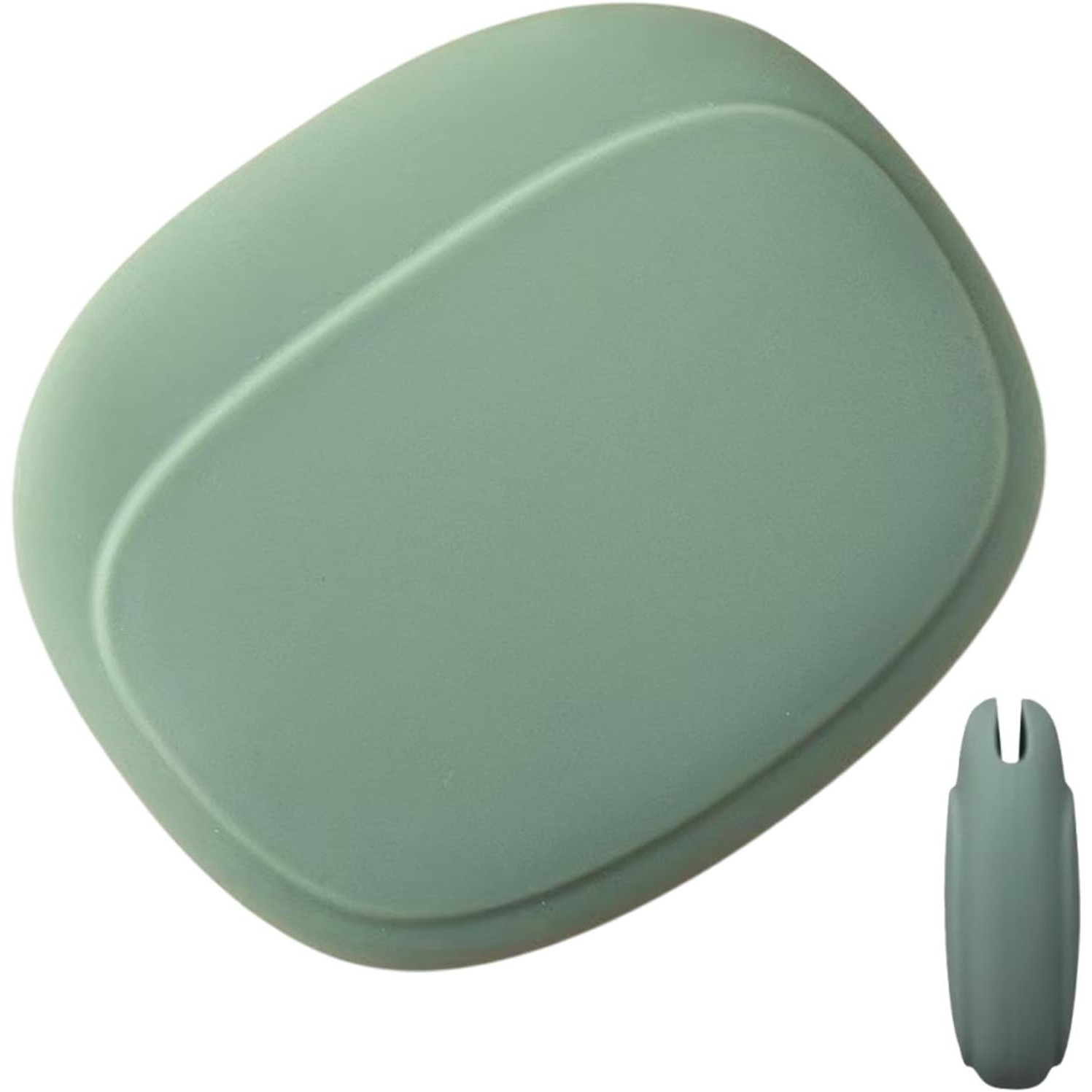 Husa din Silicon, Flippy, pentru Casti, Cabluri, Portabil, 8.5 x 10 x 2 cm, Gri