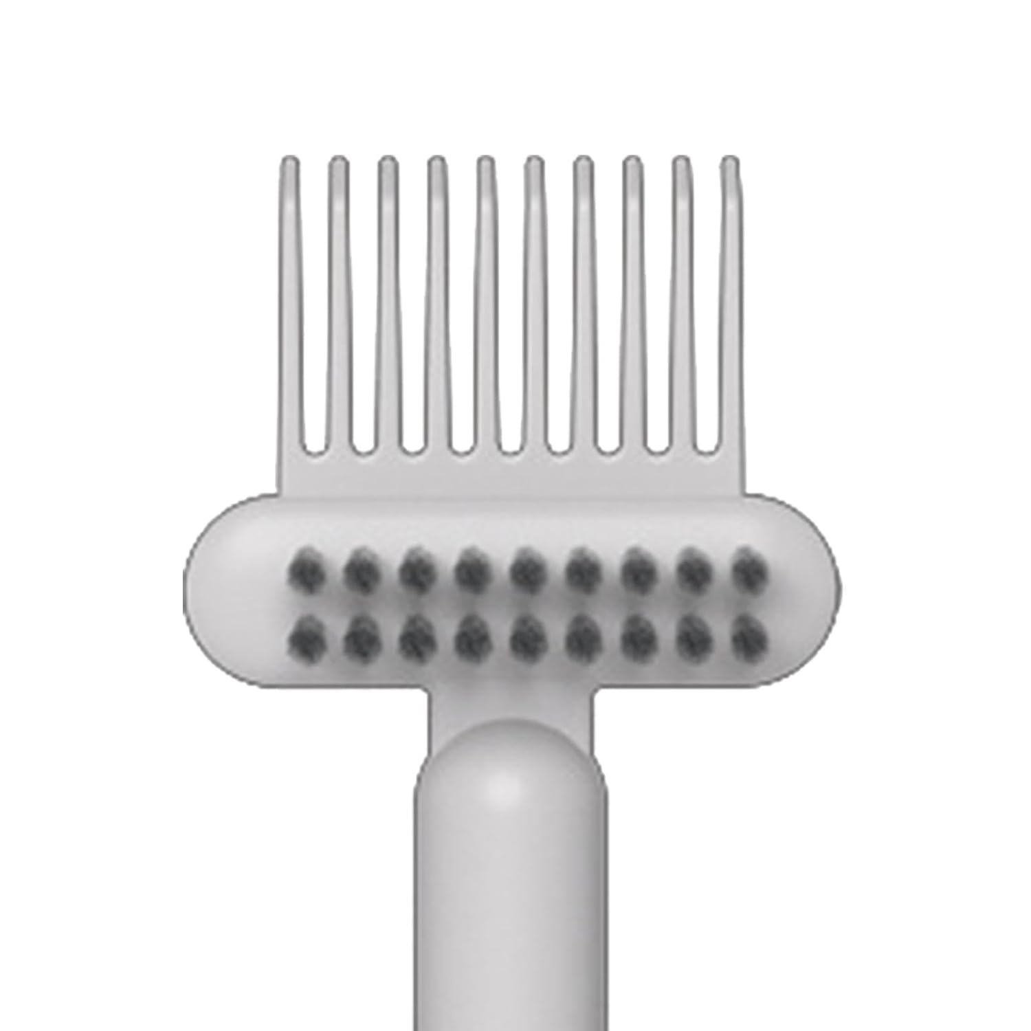 Perie pentru Curatarea Parului, Flippy, din Plastic, 16 x 5 cm, Alb