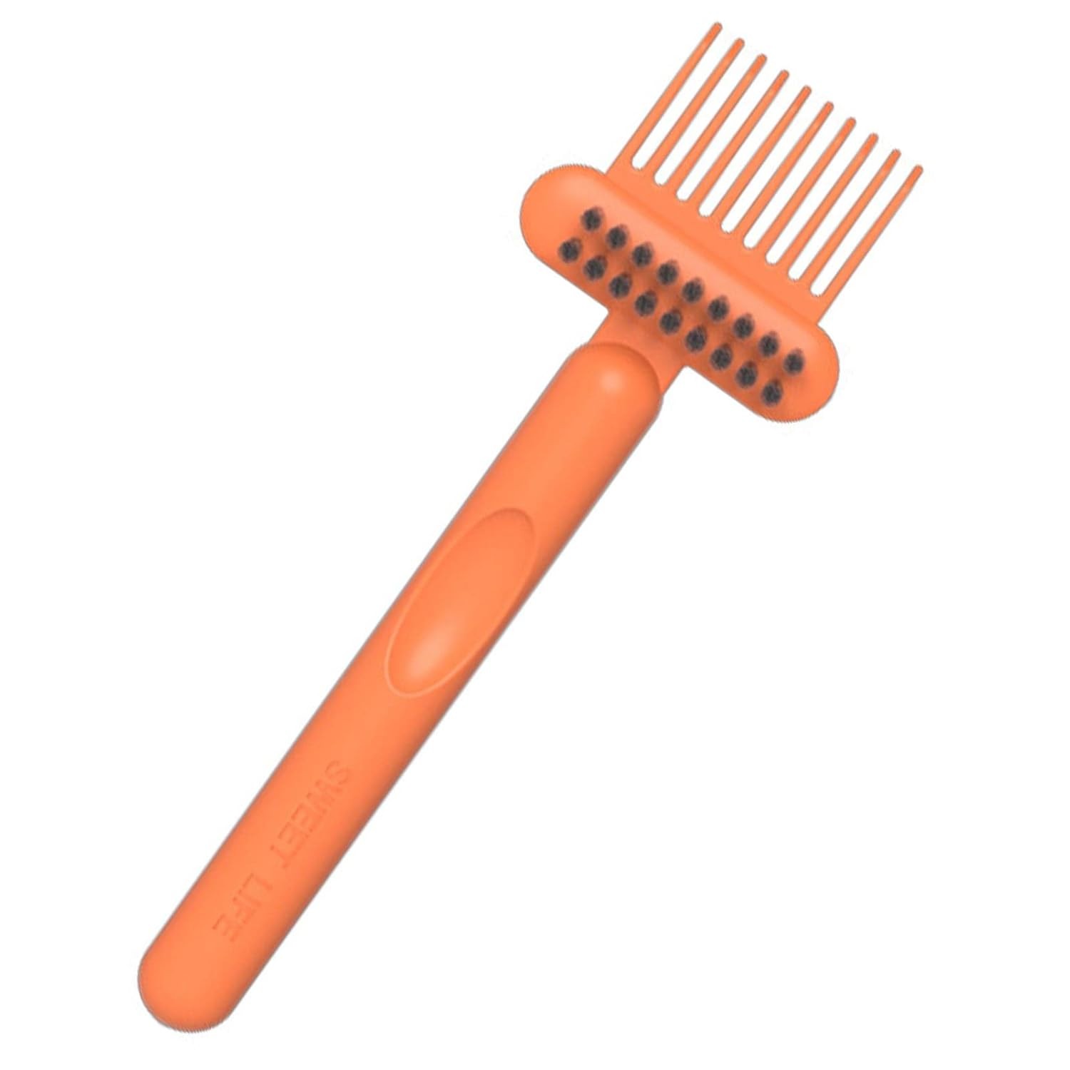 Perie pentru Curatarea Parului, Flippy, din Plastic, 16 x 5 cm, Portocaliu