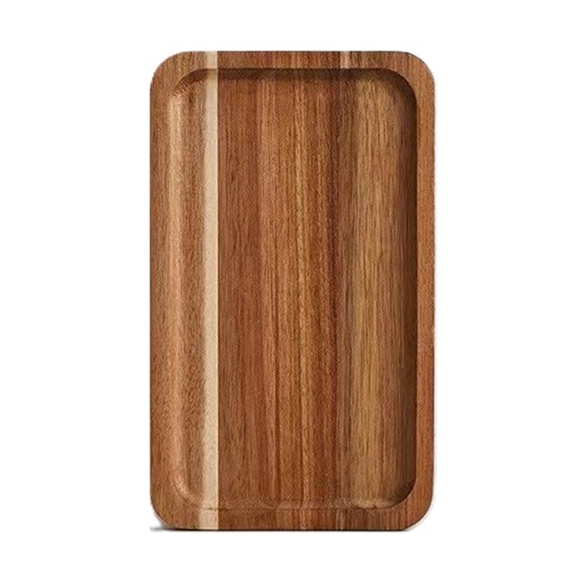 Articole pentru Servit - Tava din Lemn, Flippy, Dreptunghiulara, pentru Alimente sau Decor, 30 x 20 x 1.5 cm, Natur