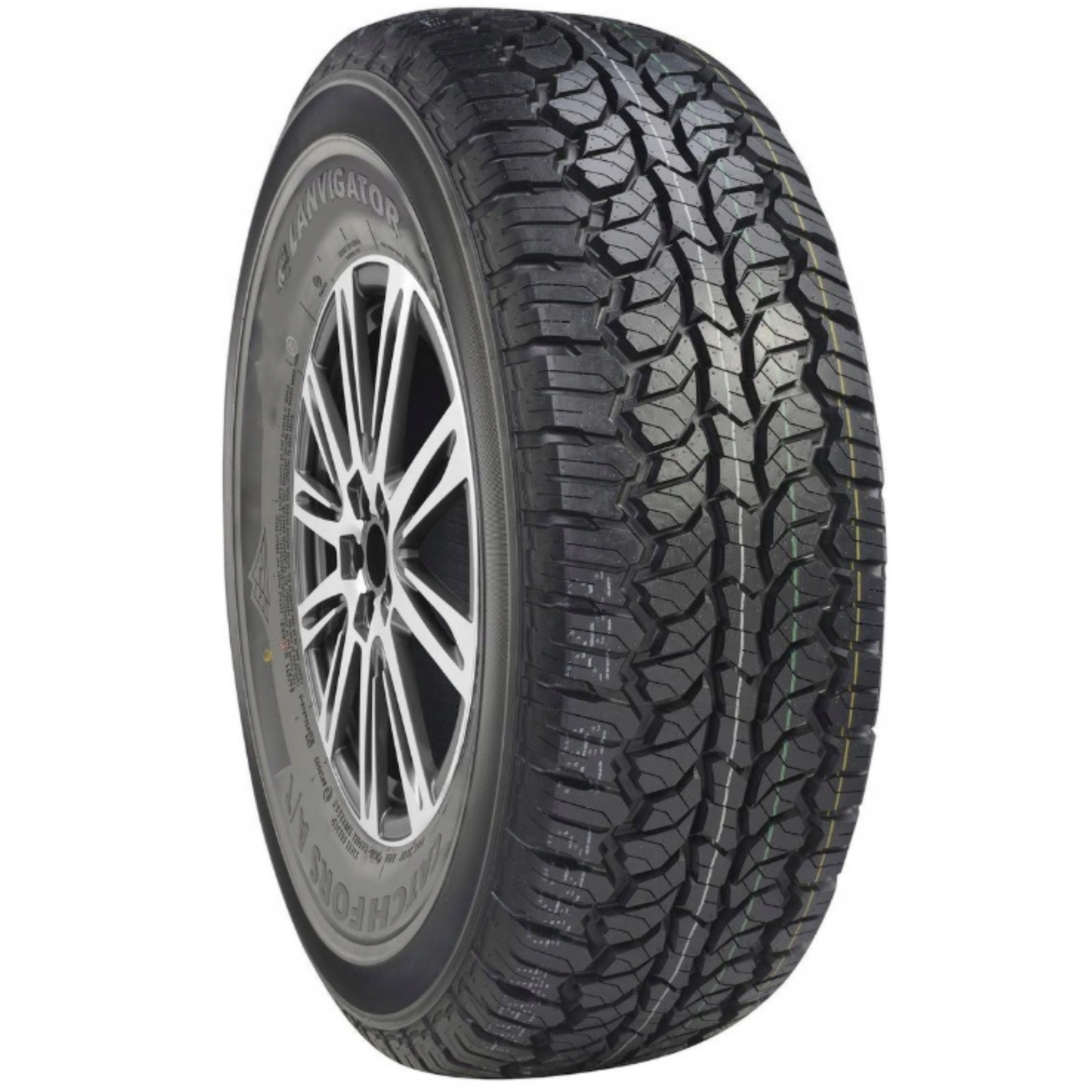 Anvelopa All Terrain LANVIGATOR CATCHFORS A/T P225/75R15 102T, Aderenta, Rezistenta si Control pe Drum si Off-Road