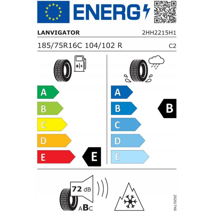 Anvelopa Iarna VAN LANVIGATOR 185/75R16C 104/102 R, Aderenta Sporita pe Zapada si Umed, Confort si Durabilitate