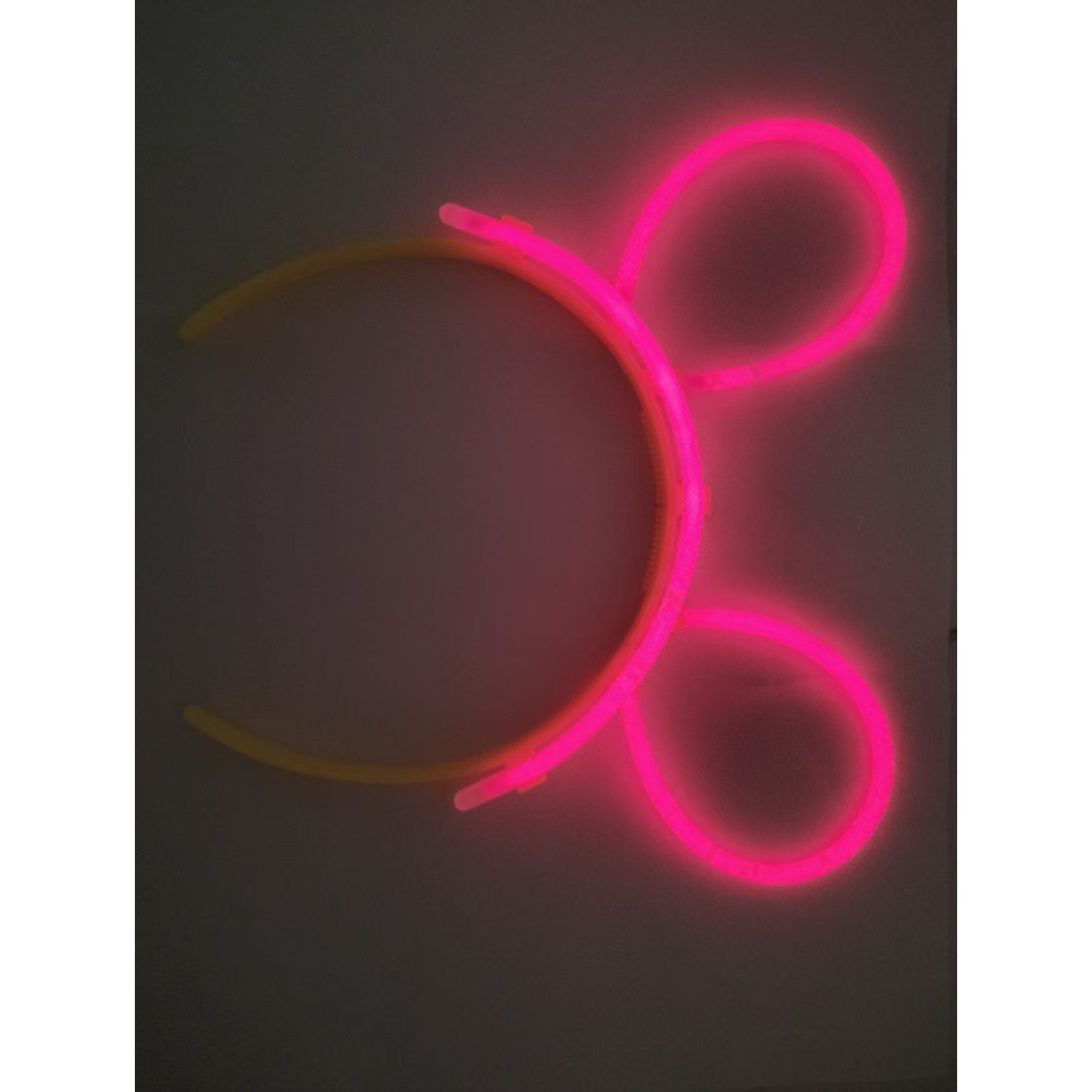 Cordeluta Decorativa, Flippy, din Plastic, Fluorescenta, Accesoriu Petrecere, Rosu