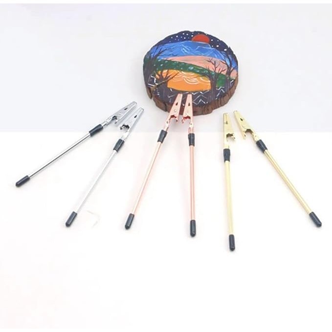 Clema mini pentru fixarea bijuteriilor, Flippy, din Metal, Ajutor pentru Bratari, Incuietori, Fermoare, Ajustare, Clema pentru Gura, 15.5 cm, Auriu Rose