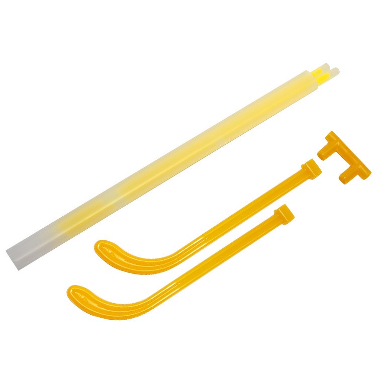 Ochelari Decorativi, Flippy, din Plastic, Fluorescenti, Accesoriu Petrecere, Galben