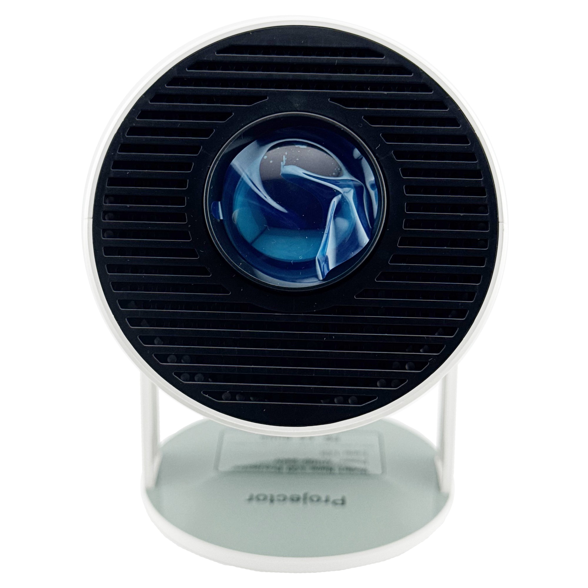 Video Proiector Portabil cilindric HY300, Flippy, Inteligent, HD 1280×720, Wireless, Compatibil cu Android/iOS, AC, 19 x 11 x 9 cm, Alb