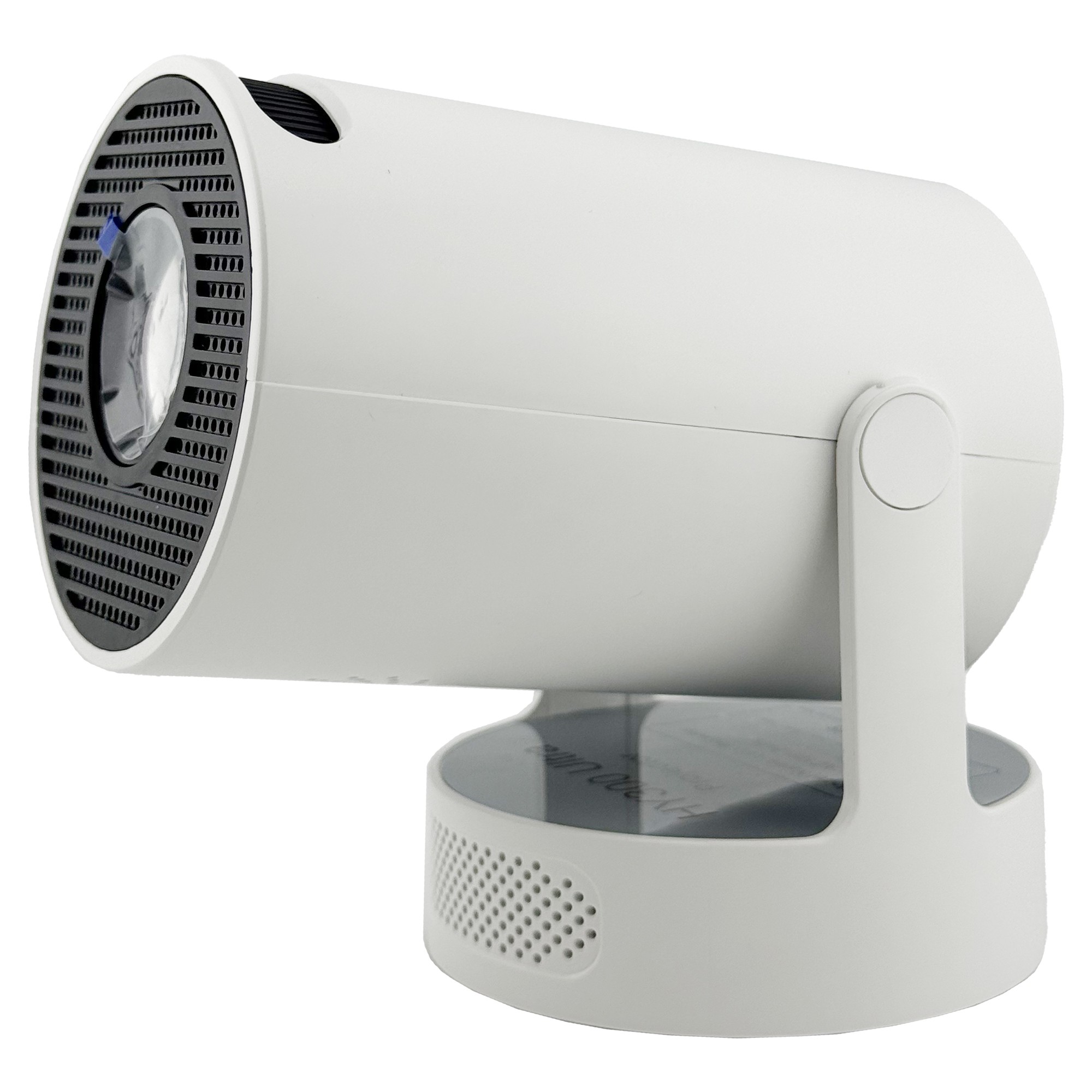 Video Proiector Portabil cilindric HY300ULTRA, Flippy, Inteligent, ULTRA HD 4K 1920 x 1080, Wireless, Compatibil cu Android/iOS, DC, 17 x 11 x 9.5 cm, Alb