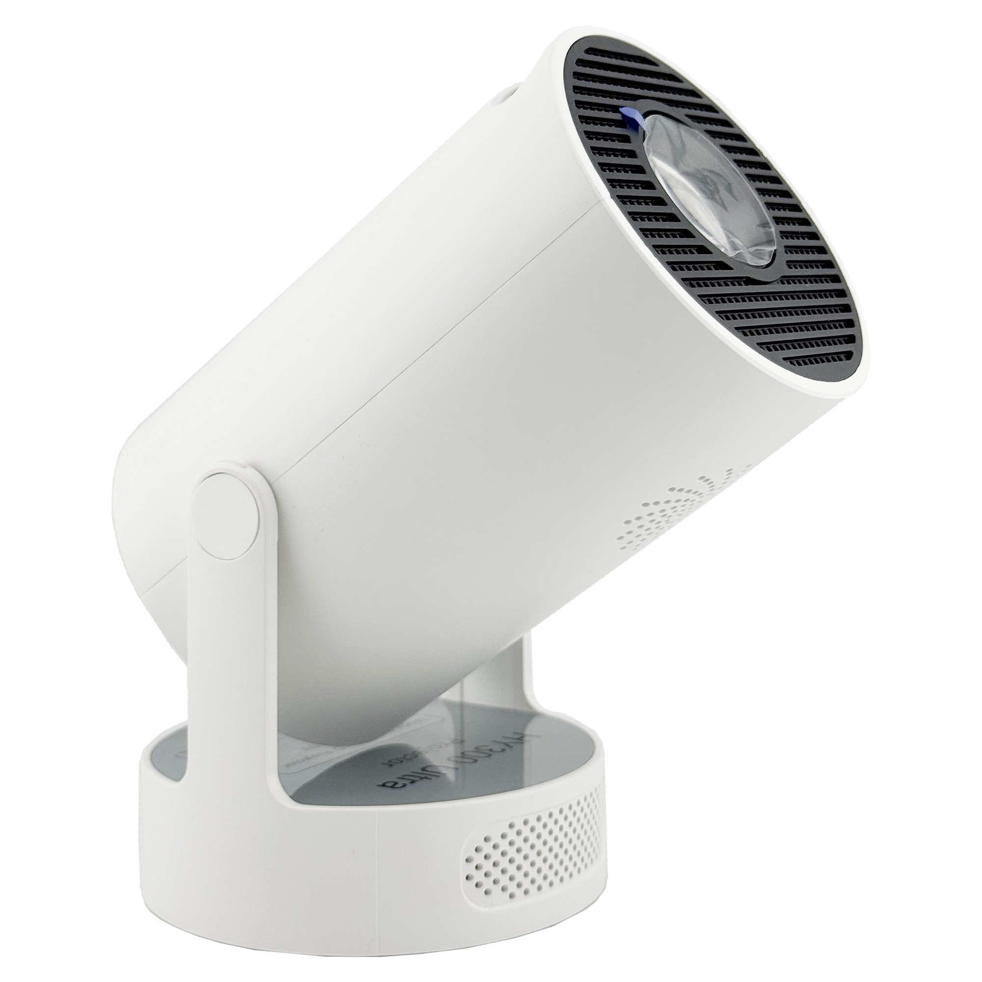 Video Proiector Portabil cilindric HY300ULTRA, Flippy, Inteligent, ULTRA HD 4K 1920 x 1080, Wireless, Compatibil cu Android/iOS, DC, 17 x 11 x 9.5 cm, Alb