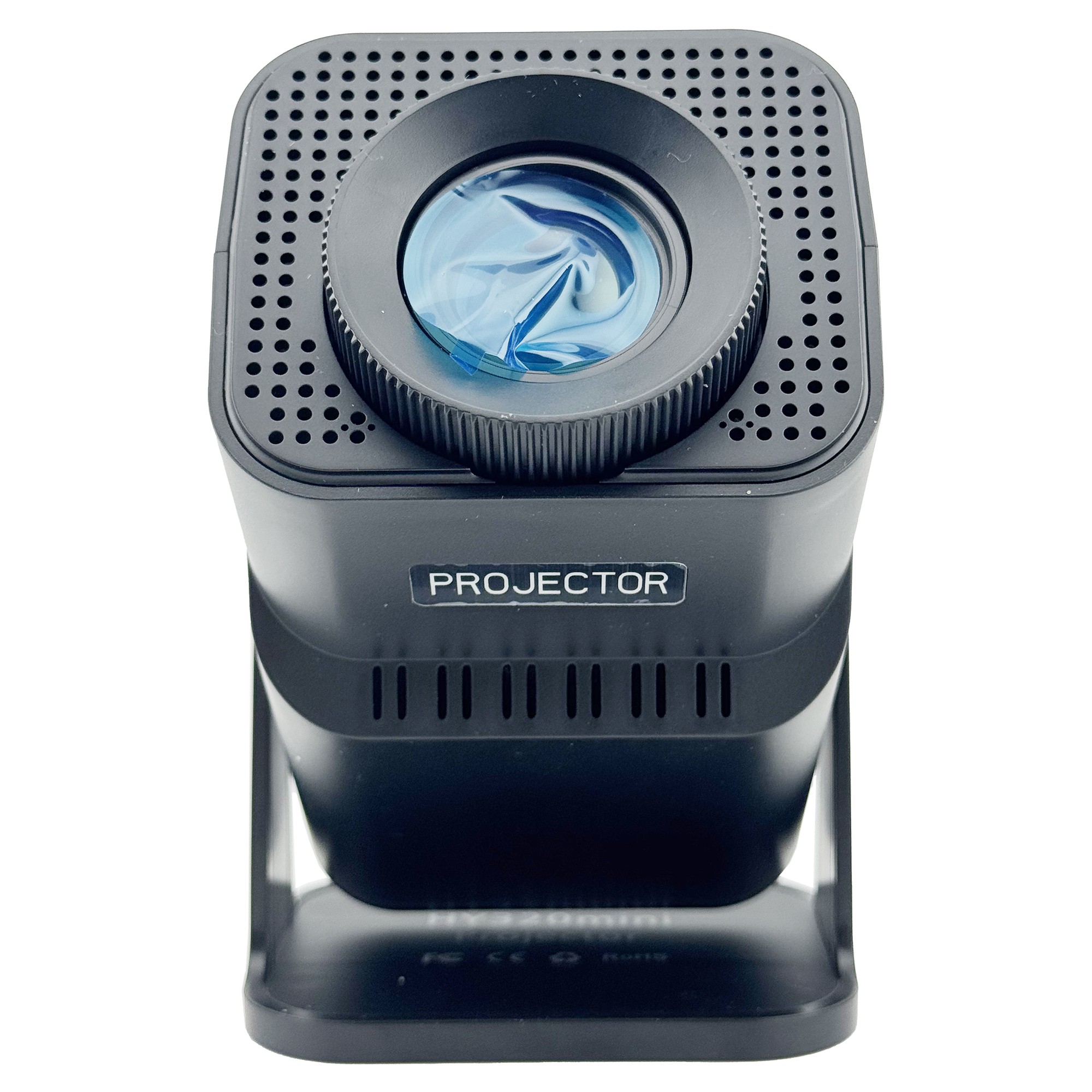 Video Proiector Portabil HY320 MINI, Flippy, Inteligent pentru Jocuri, Ultra HD 1920 x 1080, Wireless, Compatibil cu Android/iOS, AC, 17 x 10 x 9 cm, Negru