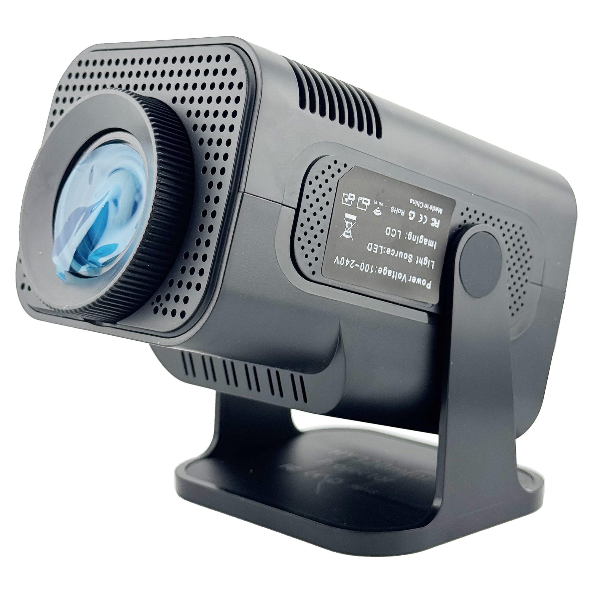 Video Proiector Portabil HY320 MINI, Flippy, Inteligent pentru Jocuri, Ultra HD 1920 x 1080, Wireless, Compatibil cu Android/iOS, AC, 17 x 10 x 9 cm, Negru