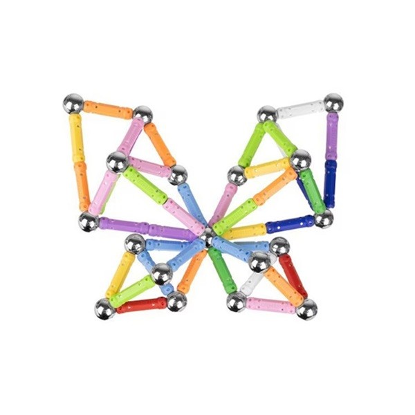 Set 178 Piese Betisoare Magnetice, Flippy, din Plastic/Magnet, +3 Ani, Multicolor