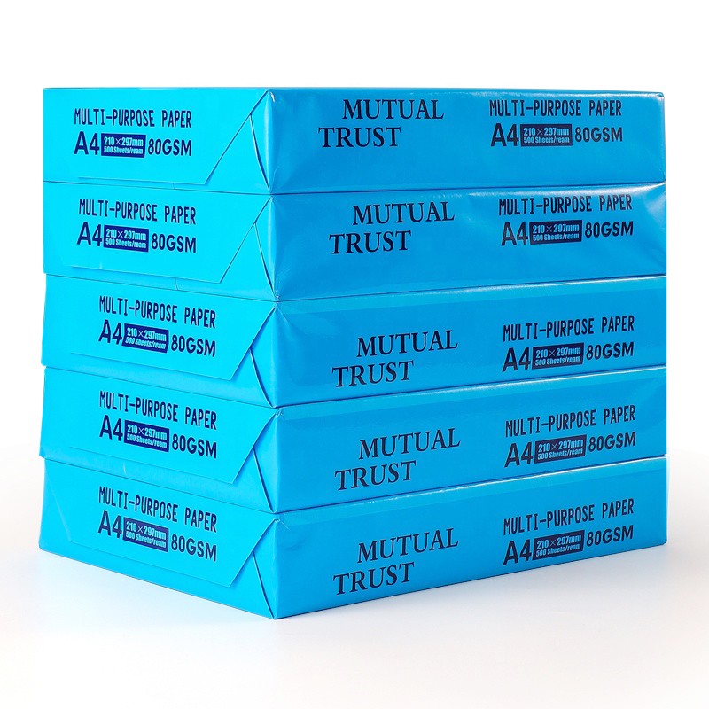 Hartie Copiator A4 Mutual Trust, Flippy, 80 g/mp, 5 topuri x 500 coli/top (2500 coli), 210 x 297 mm, Hartie Multifunctionala pentru Imprimanta si Copiator, Hartie Universala pentru Birou