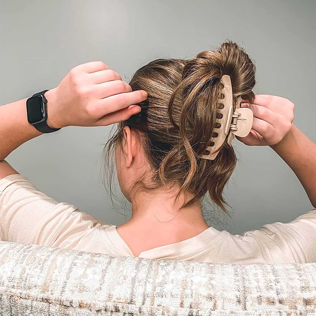 Set 6 Cleme de Par, Flippy, din Silicon Moale, Rezistent, 10.9 x 4.5 x 4.6 cm, Multicolor