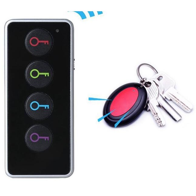 Dispozitiv Anti-Pierdere, Flippy, 4 Receptoare cu Telecomanda, 120 (dB), Emitator cu Lanterna, Multicolor