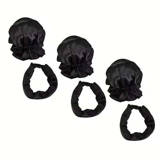 Accesoriu de Ondulat Parul, Flippy, fara Caldura, din Poliester, Manual, Prin Rasucire, 29 x 4 cm, Negru