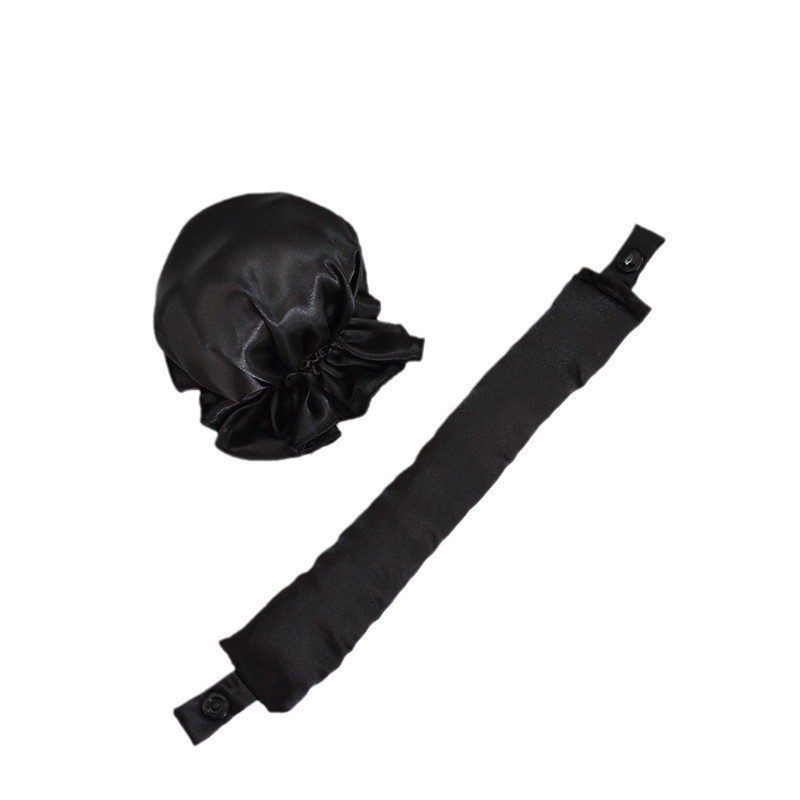 Accesoriu de Ondulat Parul, Flippy, fara Caldura, din Poliester, Manual, Prin Rasucire, 29 x 4 cm, Negru