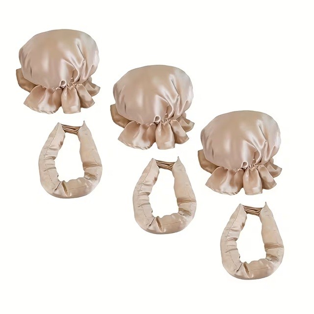 Accesoriu de Ondulat Parul, Flippy, fara Caldura, din Poliester, Manual, Prin Rasucire, 29 x 4 cm, Bej