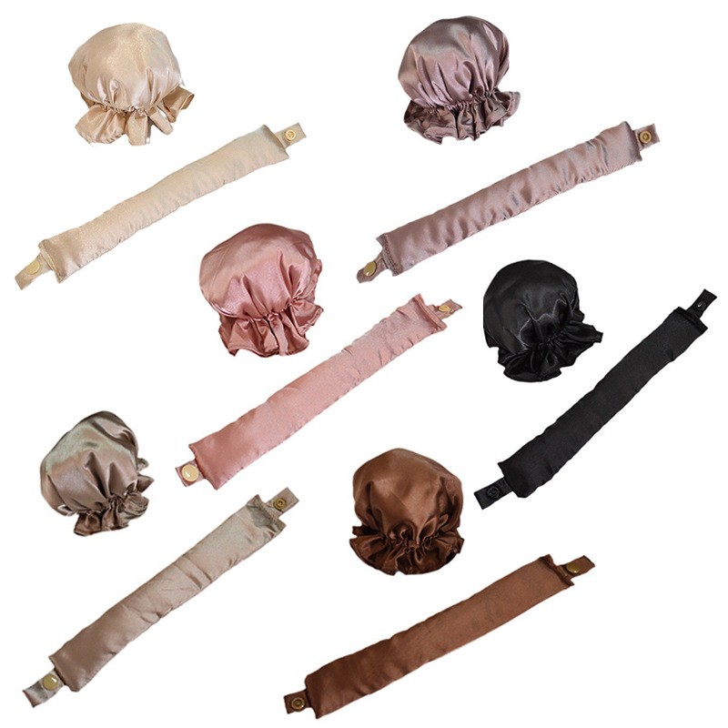 Accesoriu de Ondulat Parul, Flippy, fara Caldura, din Poliester, Manual, Prin Rasucire, 29 x 4 cm, Bej