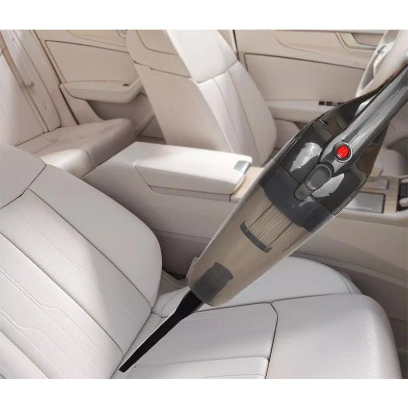 Aspirator Vertical 2in1, Flippy, Fara Sac, 2 Capete, de Mana, Filtrare Multipla, 95 x 24.5 cm, Negru