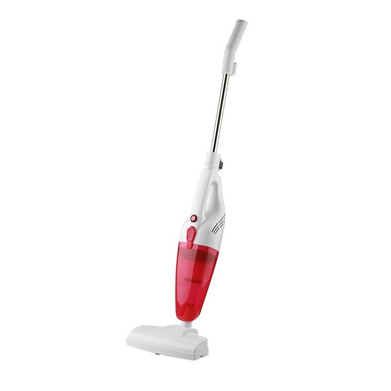 Aspirator Vertical 2in1, Flippy, Fara Sac, 2 Capete, de Mana, Filtrare Multipla, 95 x 24.5 cm, Rosu