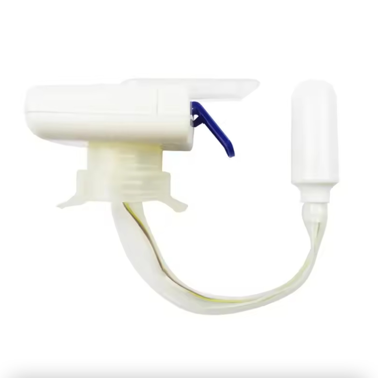 Dispenser Dozator Automat pentru Bauturi, Flippy, Dozator Electric Automat pentru Bidon de Apa, cu Baterii AA, 34 x 11 cm, Alb/Albastru