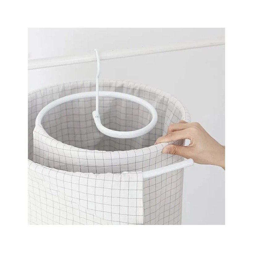 Uscator de Rufe Spiralat, Flippy, din Otel Inoxidabil de 10 mm, Detasabil, 40 x 43 x 18 cm, Alb