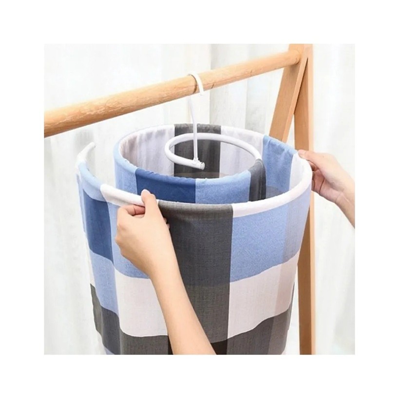 Uscator de Rufe Spiralat, Flippy, din Otel Inoxidabil de 10 mm, Detasabil, 40 x 43 x 18 cm, Alb