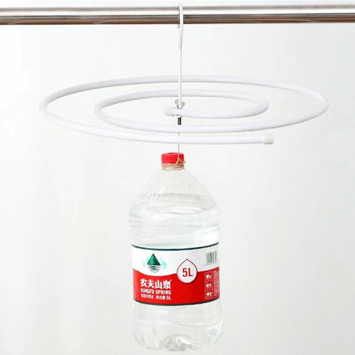 Uscator de Rufe Spiralat, Flippy, din Otel Inoxidabil de 10 mm, Detasabil, 40 x 43 x 18 cm, Alb