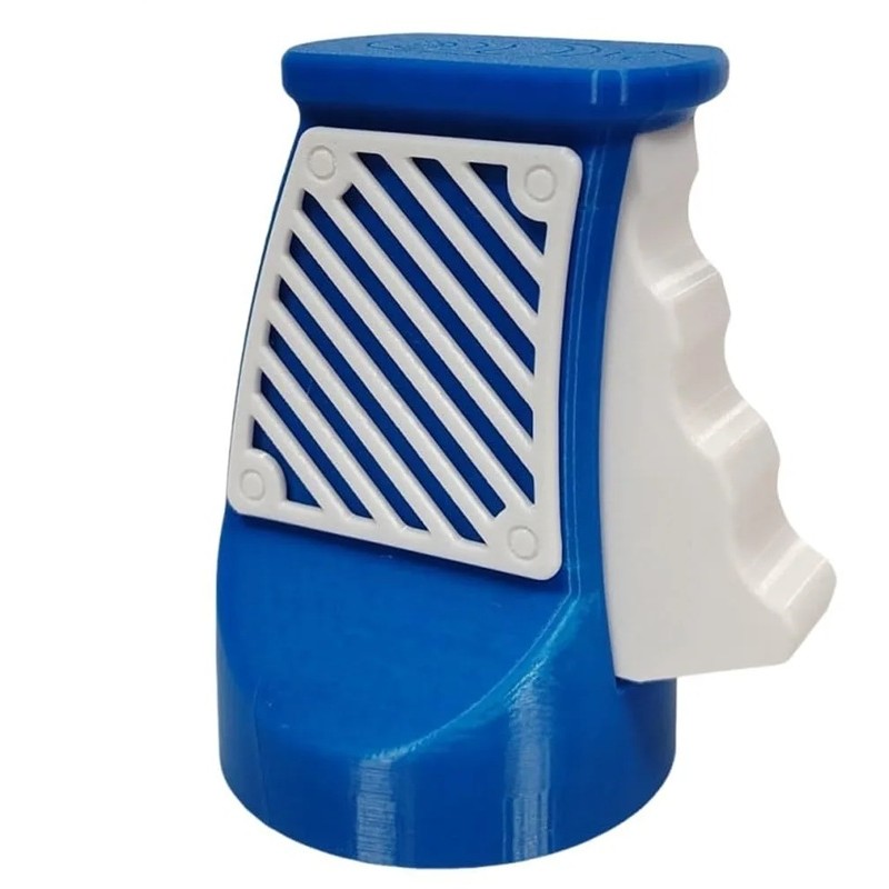 Desfacator Doze, Flippy, din ABS, 10.7 x 8 cm, Manual, Albastru Inchis/Alb