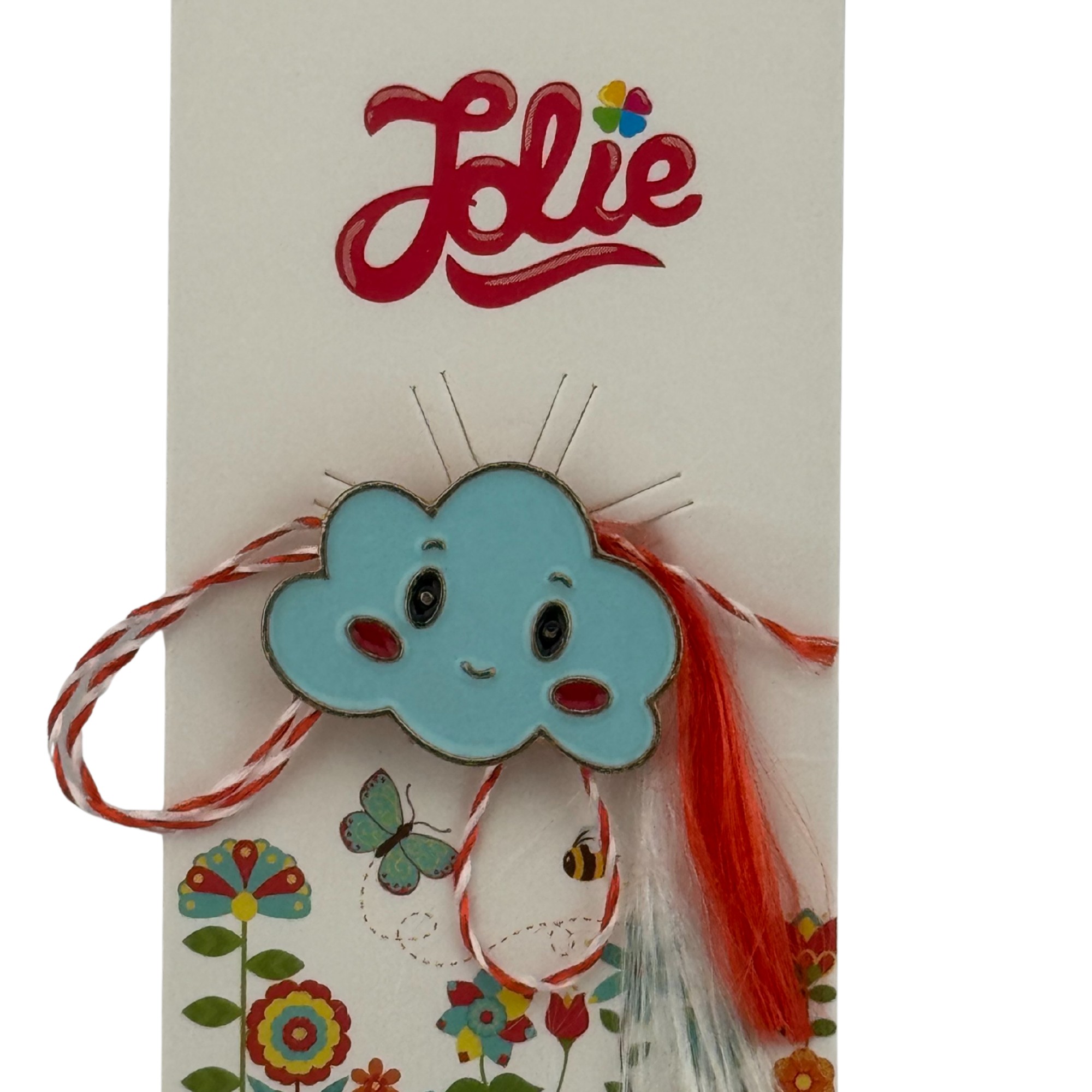 Martisor pentru copii, Jolie, Material Metal, Ambalaj Carton cu Design, Dimensiune Brosa Aproximativ 2x2 cm, Multicolor, Model Norisor